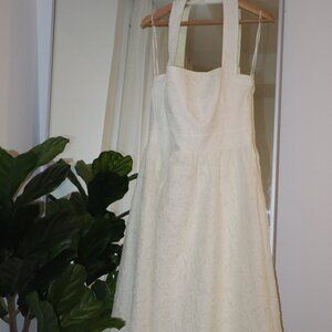 Reformation White Lace Edessa Dress